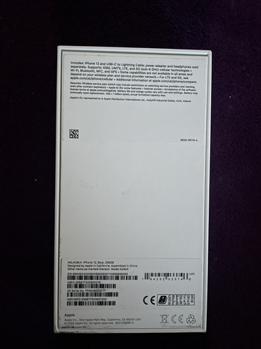 Apple iPhone 12 - 256GB - Blue (Unlocked) - Afbeelding 3 van 5