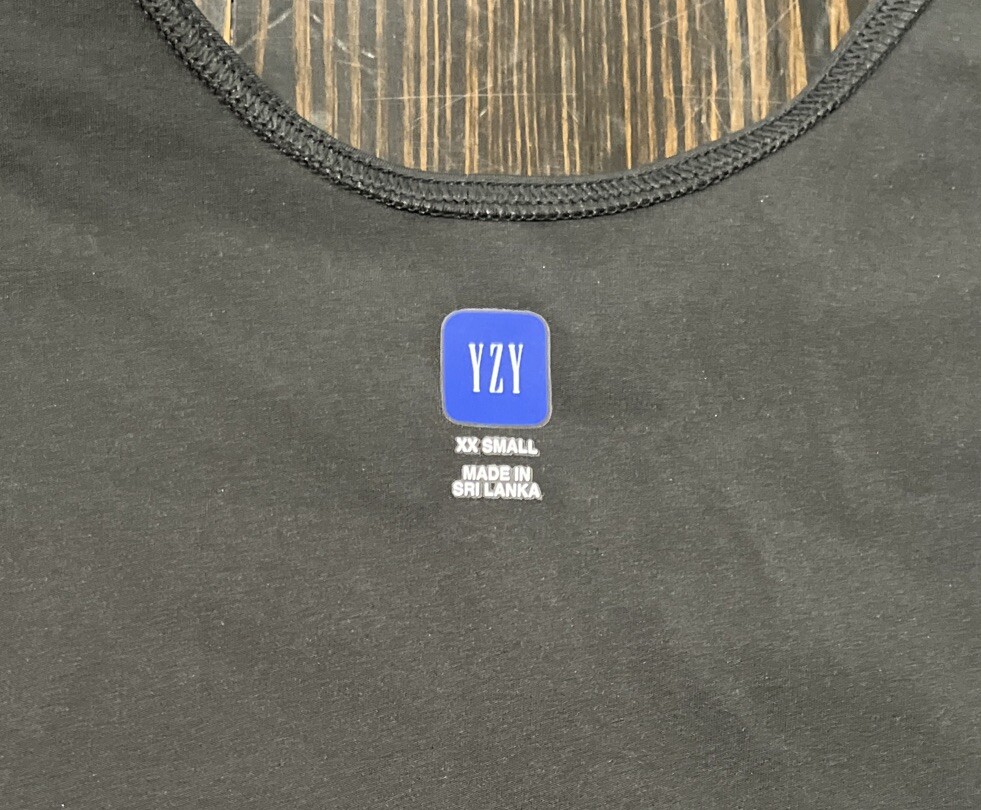 Yeezy Gap Engineered By Balenciaga Tank Top Men’s XXS Black Polyester Spandex thumbnail 4