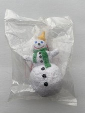 Jack in the Box Snowman Christmas Ornament 1995 NOS