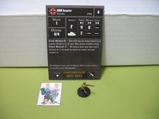  Axis  Allies Miniatures COUNTEROFFENSIVE DAK Infantry with card 29/50 