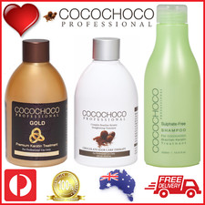COCOCHOCO GOLD ORIGINAL Keratin 2x250ml SULPHATE FREE SHAMPOO 400ml Salon