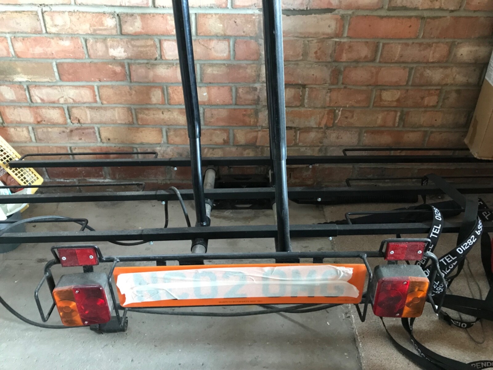 Pendle tow bar mounted wheel support 3 bike carrier eBay