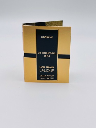 Lalique NOIR PREMIER OR INTEMPOREL 1888 1.8ml Eau De Parfum Spray New in  Card | eBay