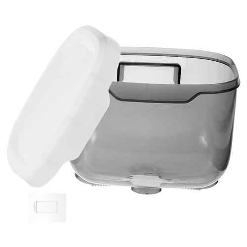 Mojawo Boîte De Rangement XL 340L En Plastique - Étanche, Anthracite, Banc Pour 2 Personnes