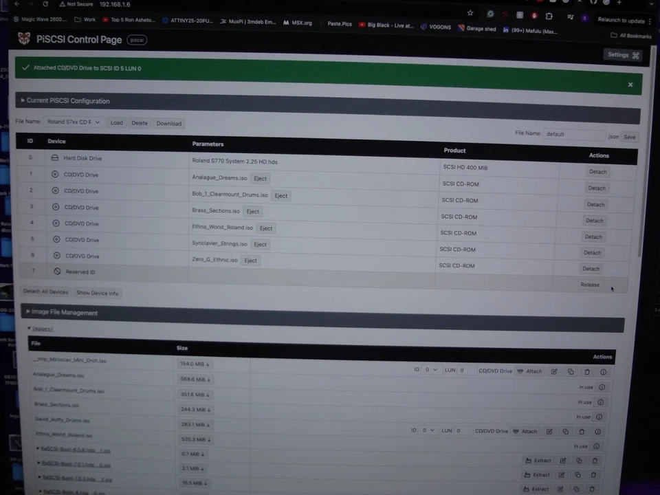 PiSCSI V2.7 Wifi for Raspberry Pi 4 & 3B etc.. w/ OLED Control  ZuluScsi - New - Image 2 of 4