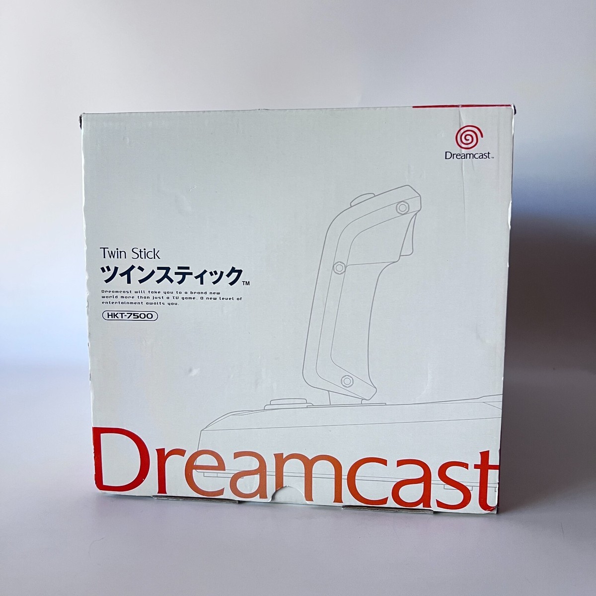 SEGA コントローラ Twin Stick ツインスティック HKT-7500 Sega Dreamcast Twin Stick Controller HKT-7500 USED w/ Box