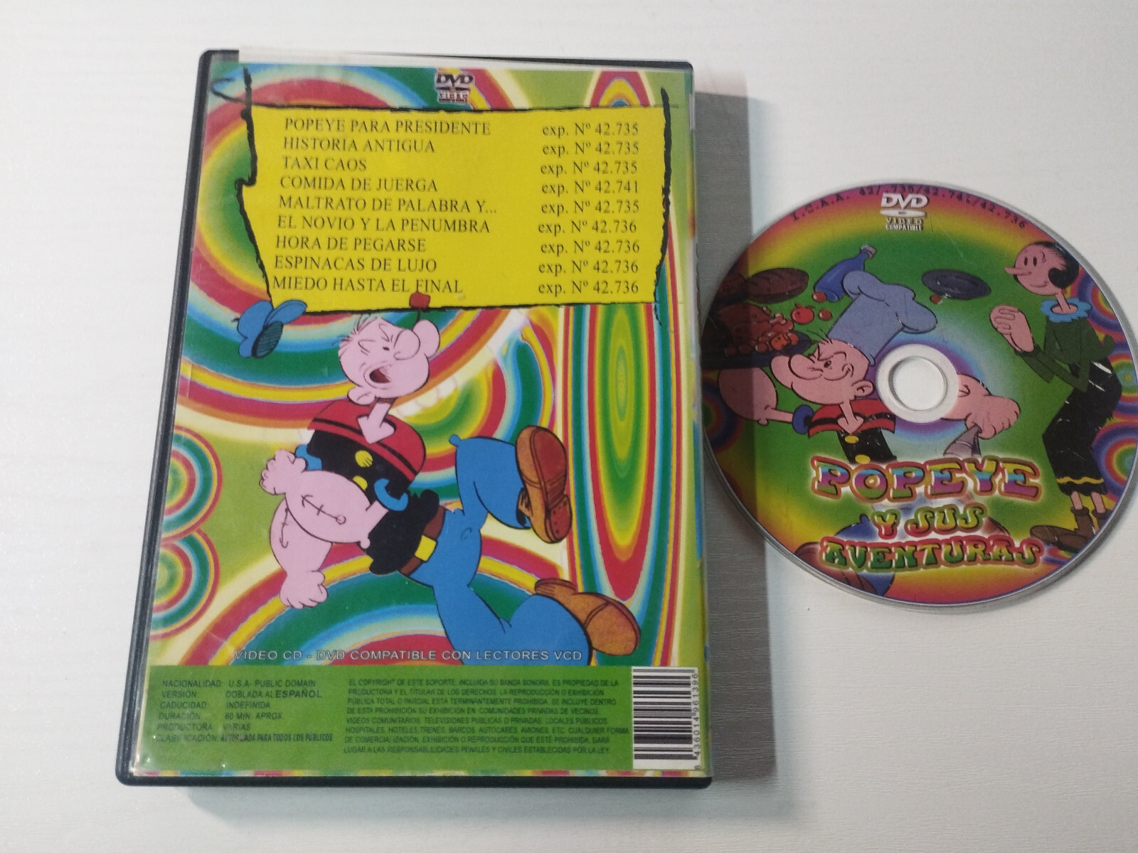 Popeye and His Adventures - DVD Region 2 Spanish