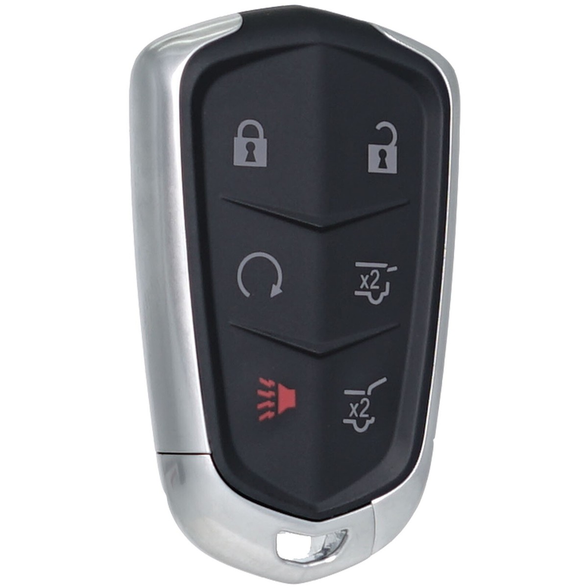 PIFOOG Escalade Key Fob Cover For Cadillac 6 Button Smart Keys Case Proector Accessories TPU Soft Bling Keychain White Silver Girly Cute For Cadillac Escalade ESV 2015-2020 In | Whizz Key Shells