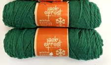 Lot of 2 Vintage Skeins Jack Frost in Forrest Green