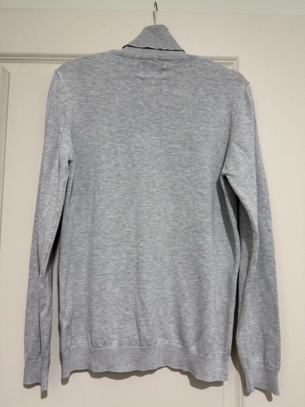 Pull & Bear Basic Turtle neck Men’s Sweater Grey … - image 2