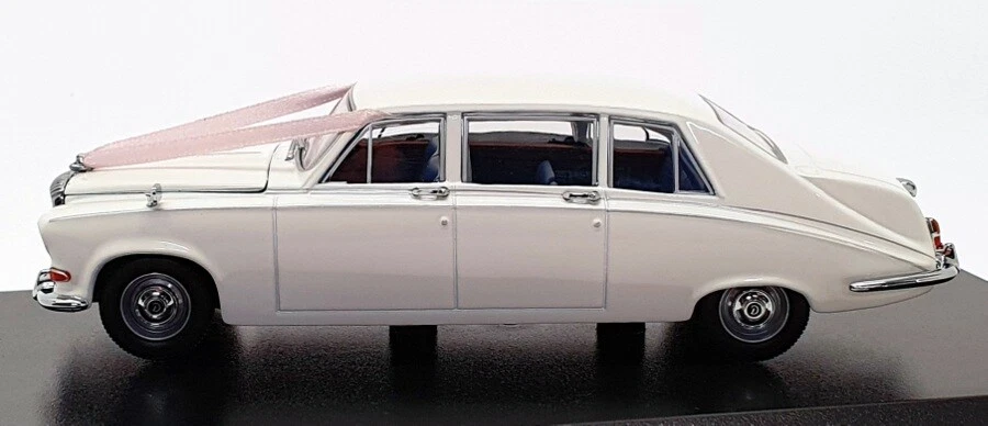 Oxford Diecast 1/43 Scale DS001W - Daimler DS420 Wedding Car - White - Photo 3/4