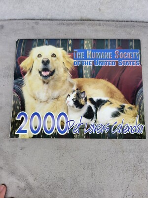 #ad #ad The Humane Society of the US 46 Years for Animal 2000 Pet Lovers Calendar $17.98
