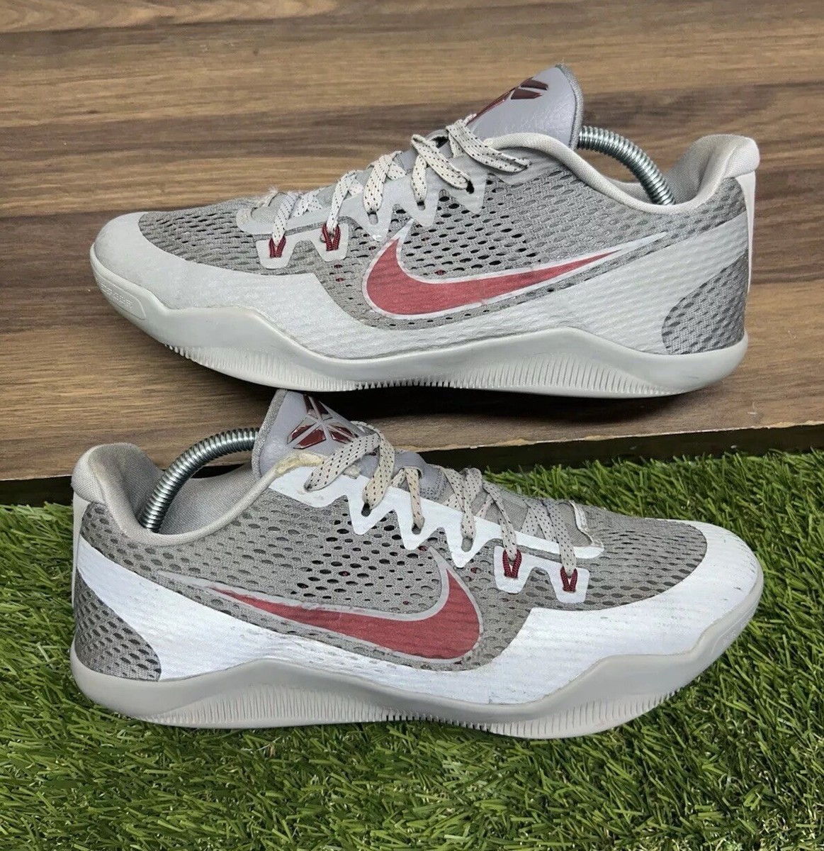 Nike Kobe 11 Xi Lower Merion Aces Men's Gray Athletic Shoes Size