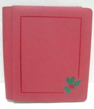 CREATIVE MEMORIES red holiday christmas limited edition 8 x10 album winter 1994