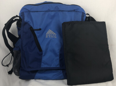 Kelty Kids Diaper Bag Messenger Bag Backpack Hiking Blue Multiple Pockets 