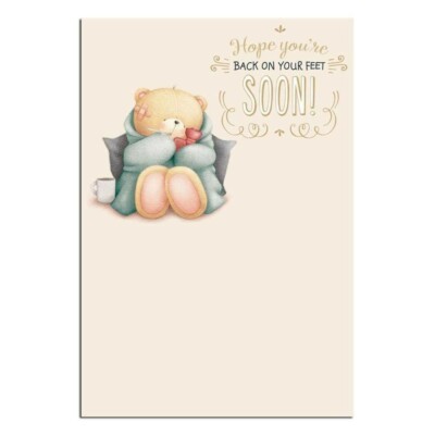 Hallmark Adorable Forever Friends Get Well Soon Neu Grußkarte