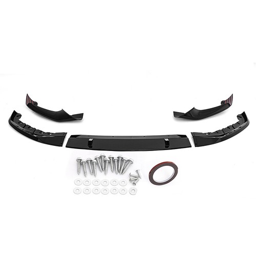 Front Bumper Spoiler Lip Gloss Black For 2017-2020 BMW G30 M Sport Performance - Bild 4 von 10