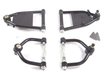 Mustang 2 Tubular Control Arms Upper & Lower Narrowed for Air Bag Set C21004K