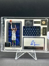 2021-22 Panini One and One Prime Isaiah Jackson RPA Rookie Patch Auto #d /99