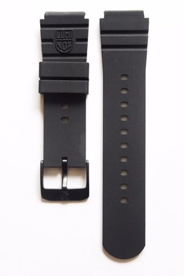 Original Luminox PVD Black DPB Rubber Watch Band 3000 3900 8400