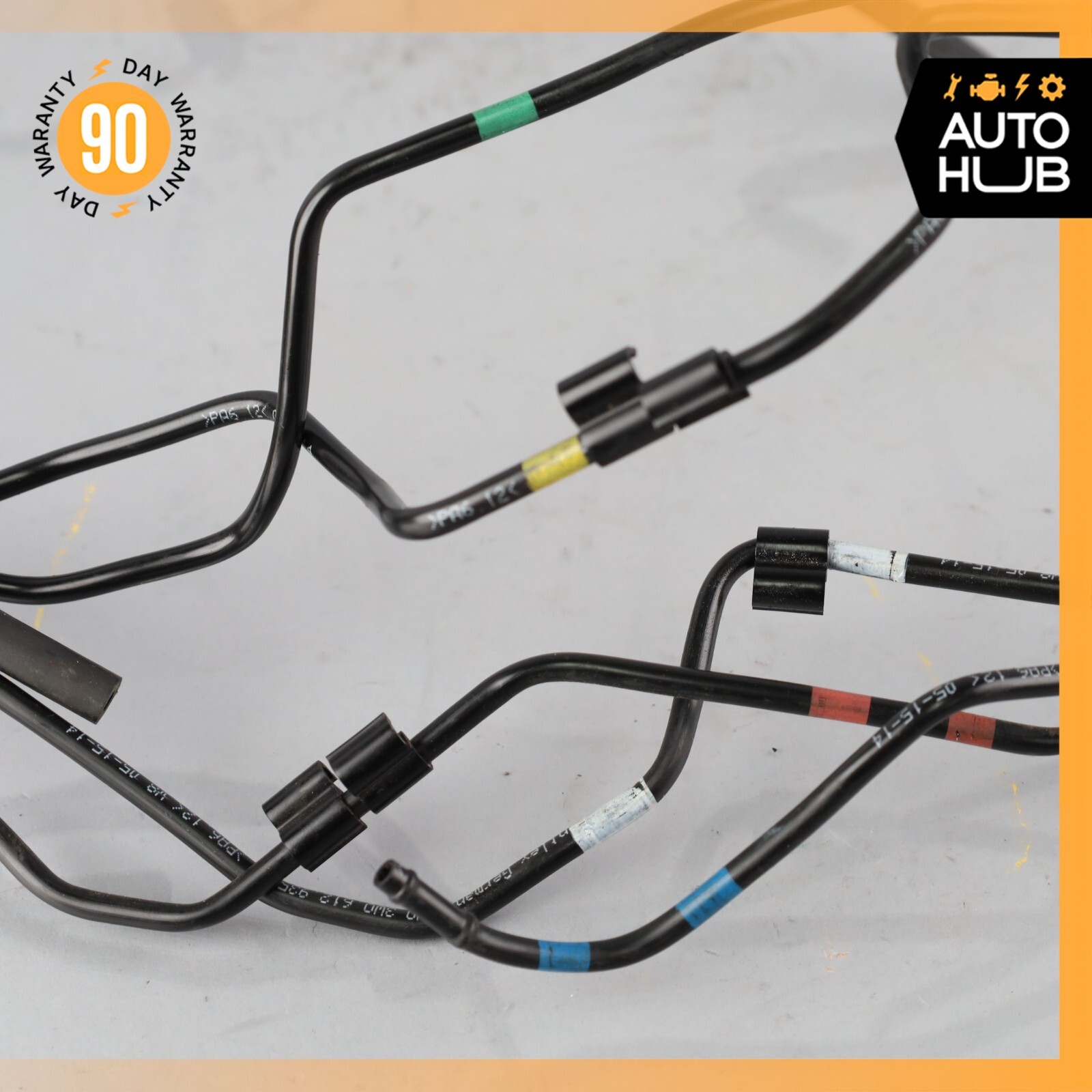 15-18 Bentley Flying Spur GT 4.0L Engine Pressure Vacuum Hose Line w/ Valve OEM
