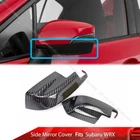 15-21 Fit For Subaru WRX STI 4th Sedan Carbon Fiber Side Mirror Cover Trim Lower