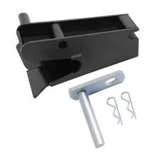 Universal Right Side Black Plow Receiver W/Hardware For WESTERN SNOW PLOW #67859