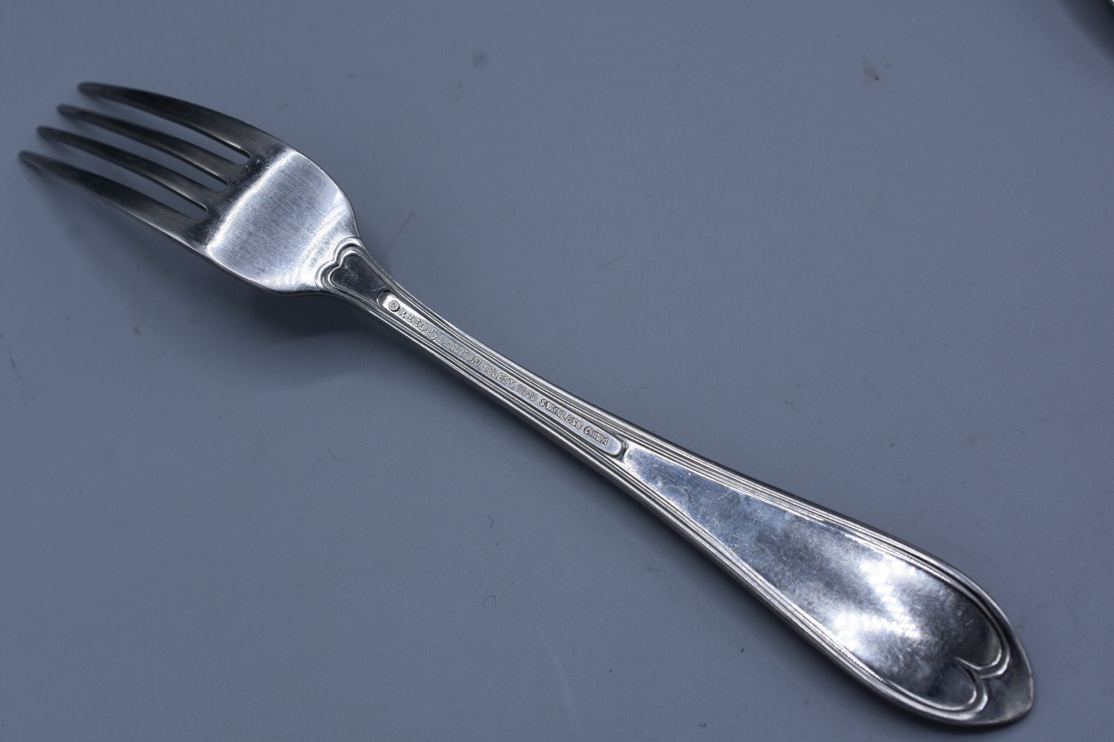 Reed & Barton OVAL THREAD Dinner Fork 8" Stainless 18/10 China