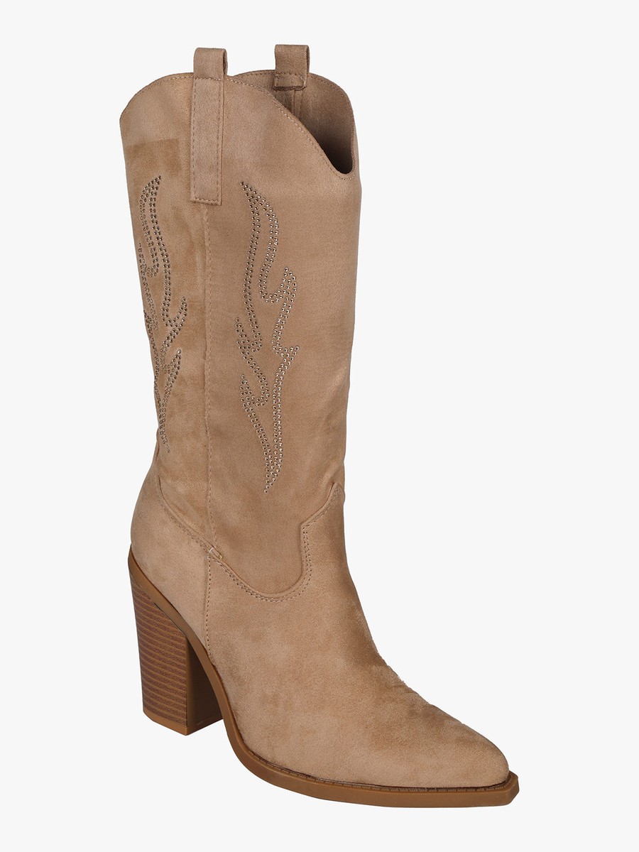 Martin Pescatore Stivali texani da donna con strass applicati