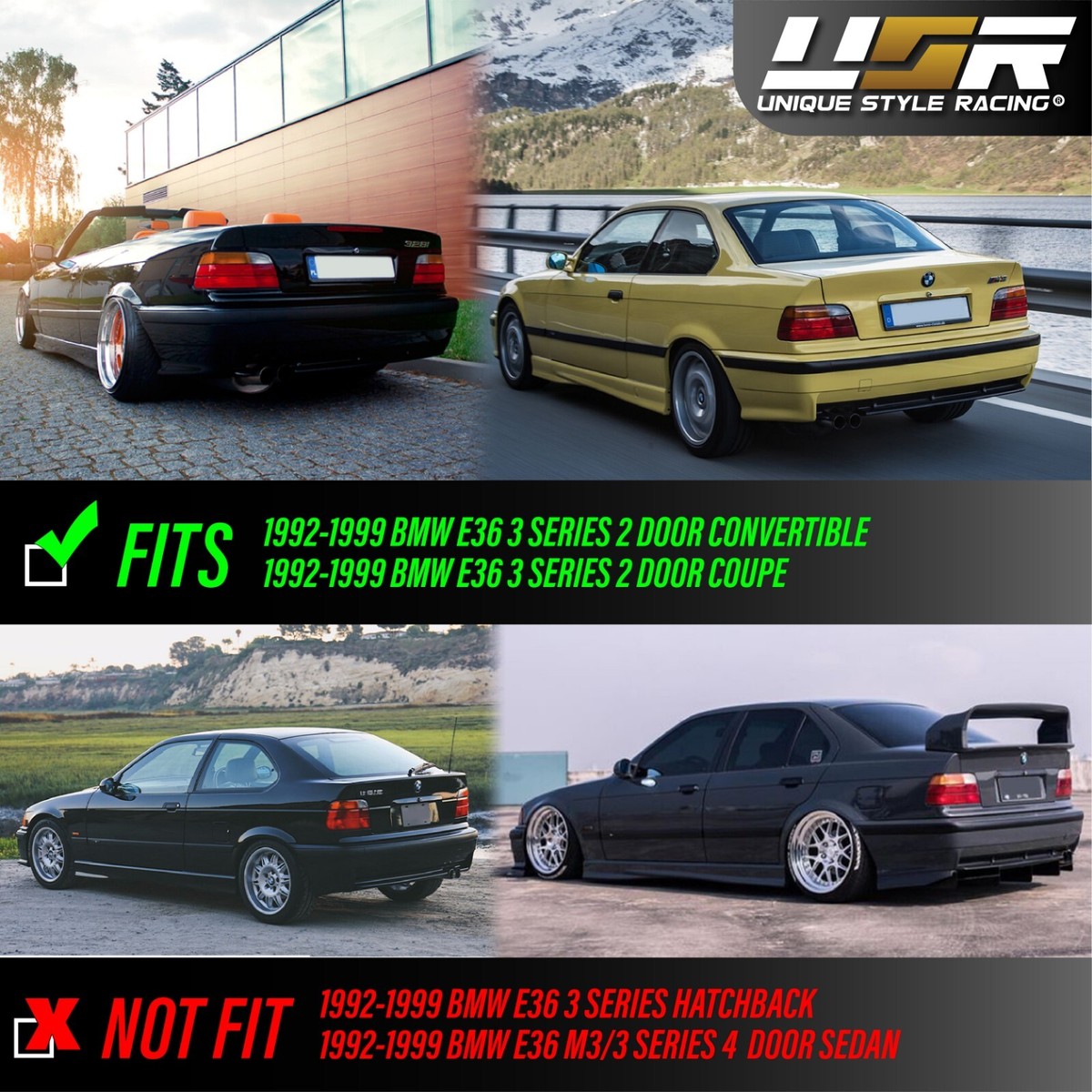 E36 テイン　ユーロダンパー TEIN（テイン） 3シリーズ セダン (E36) EURO DAMPER CA18 : エアロ