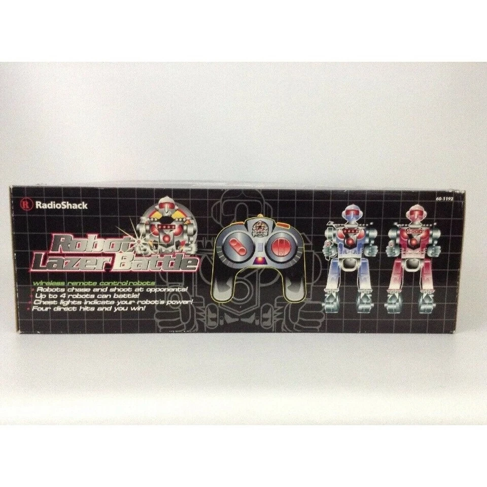 Vintage Radio Shack Robot Lazer Battle game Cat. No. 60-1192 - Image 2 of 2