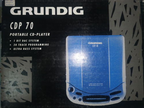 Vintage GRUNDIG CDP 70 Compact disc player New with original packaging - Picture 1 of 3