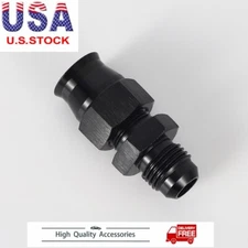 6AN Male to 3/8 Thread Tube Hardline Fuel Line Adapter Fitting Compression