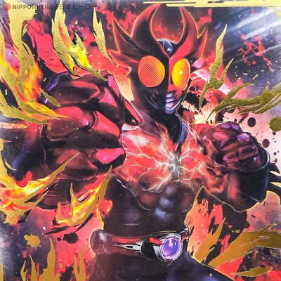 テクスチャーアート agito Kamen Rider AGITO BURNING FORM Shikishi Art Board Gold Foil Masked