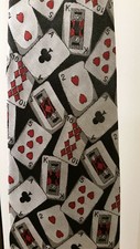 Deck of Cards Tie by Paul Fredrick - 100% Italian Silk - Made in USA