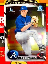 2016 Bowman Draft Chrome #BDC-37 DREW HARRINGTON Atlanta Braves V741