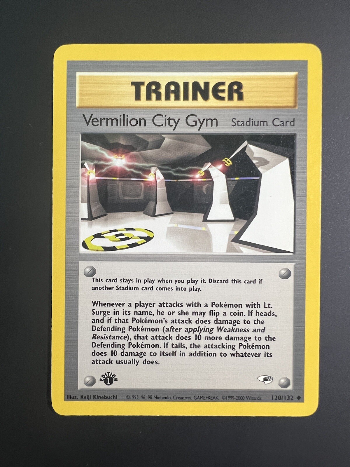 [NM+] Vermilion City Gym 120/132 - Gym Heroes - 1st Edition