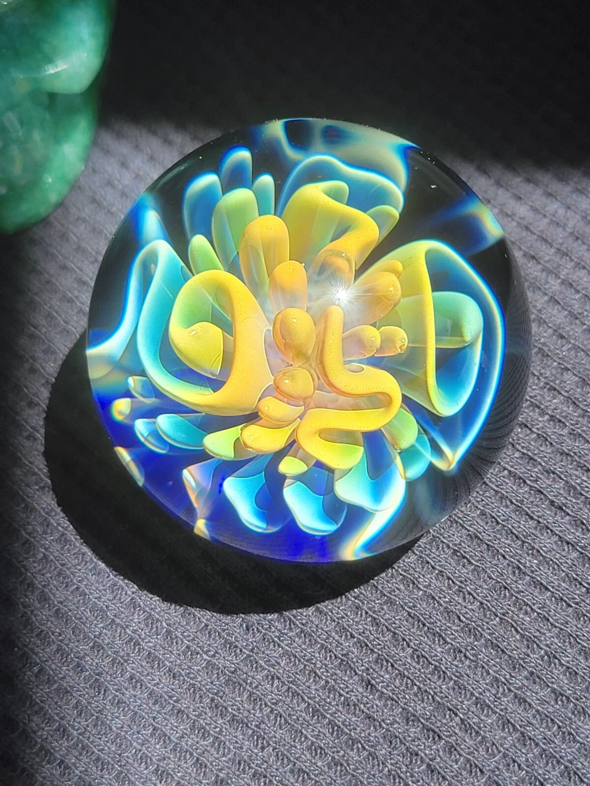 1.63" Handmade Marble by ~Ethan lesch~ Borosilicate  boro  artglass  art  glass