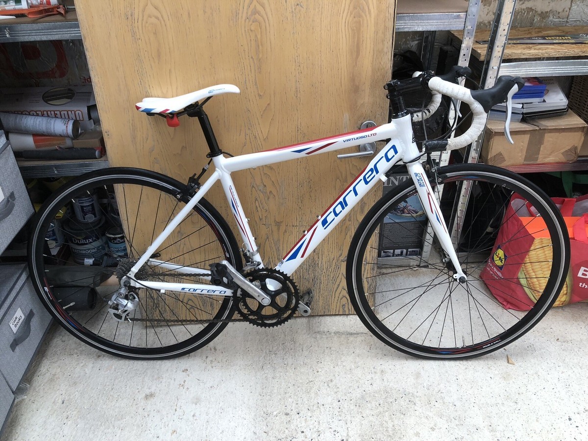 Carrera Virtuoso Blue And White Carrera Bike Carrera Virtuoso Road