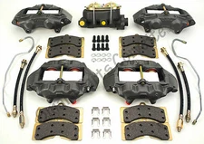 1977-1982 Corvette Brake Kit Delco Master Cylinder w/ O-Ring SS Sleeved Calipers