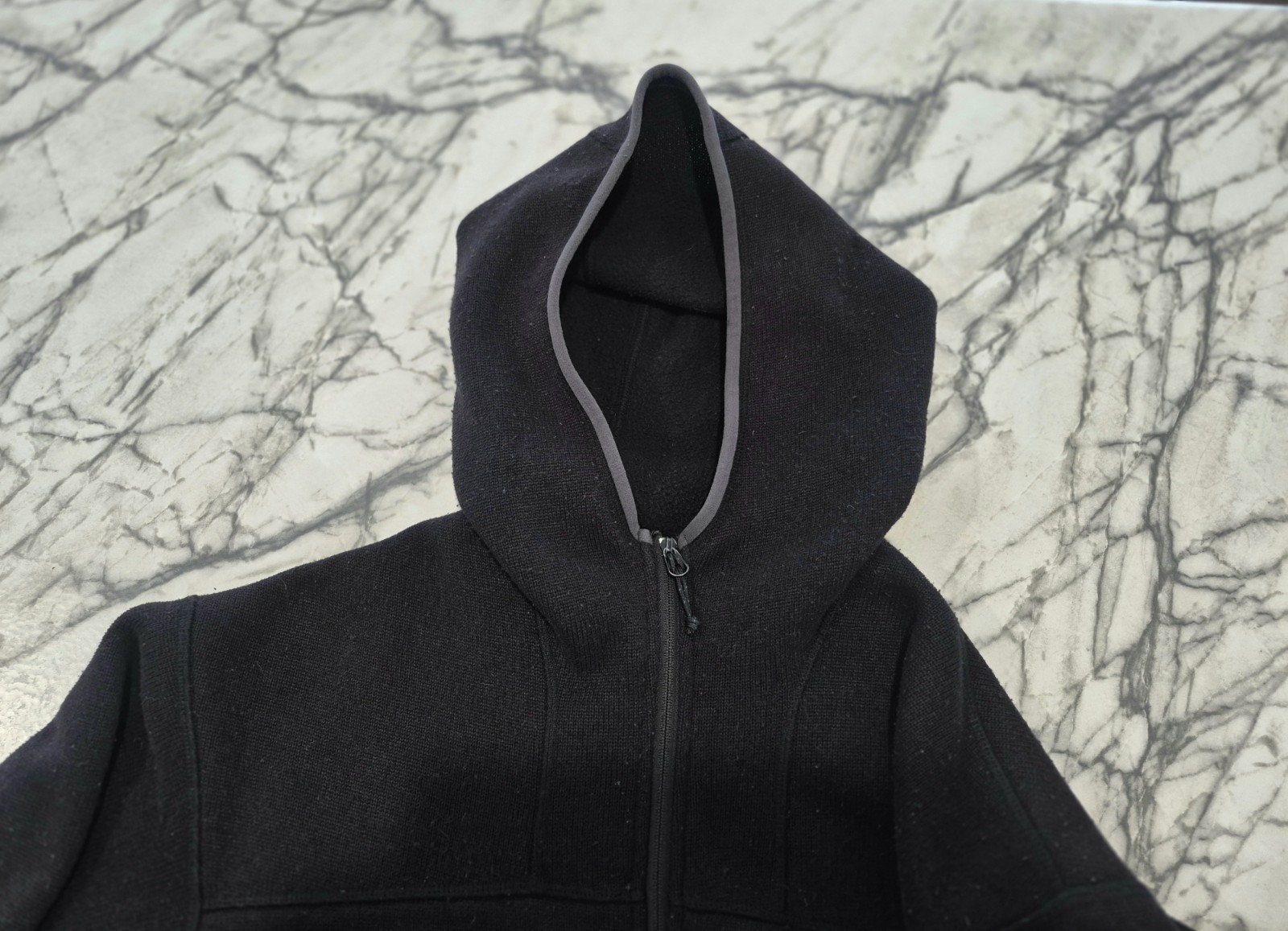 Arc'teryx Men's Size XL Covert Cardigan Polartec Zip-Front Fleece Hooded Jacket thumbnail 4