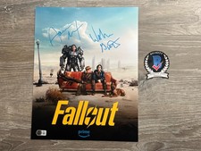Walton Goggins Aaron Moten Signed Fallout 11x14 Photo Beckett COA Ghoul Maximus