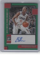 2022-23 Donruss Optic #SS-BBJ Brandon Boston Jr. Signature Series Green B21R1C59