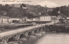 Torino  Pilonetto ponte di  legno e Scuole  F. Piccolo  spedita