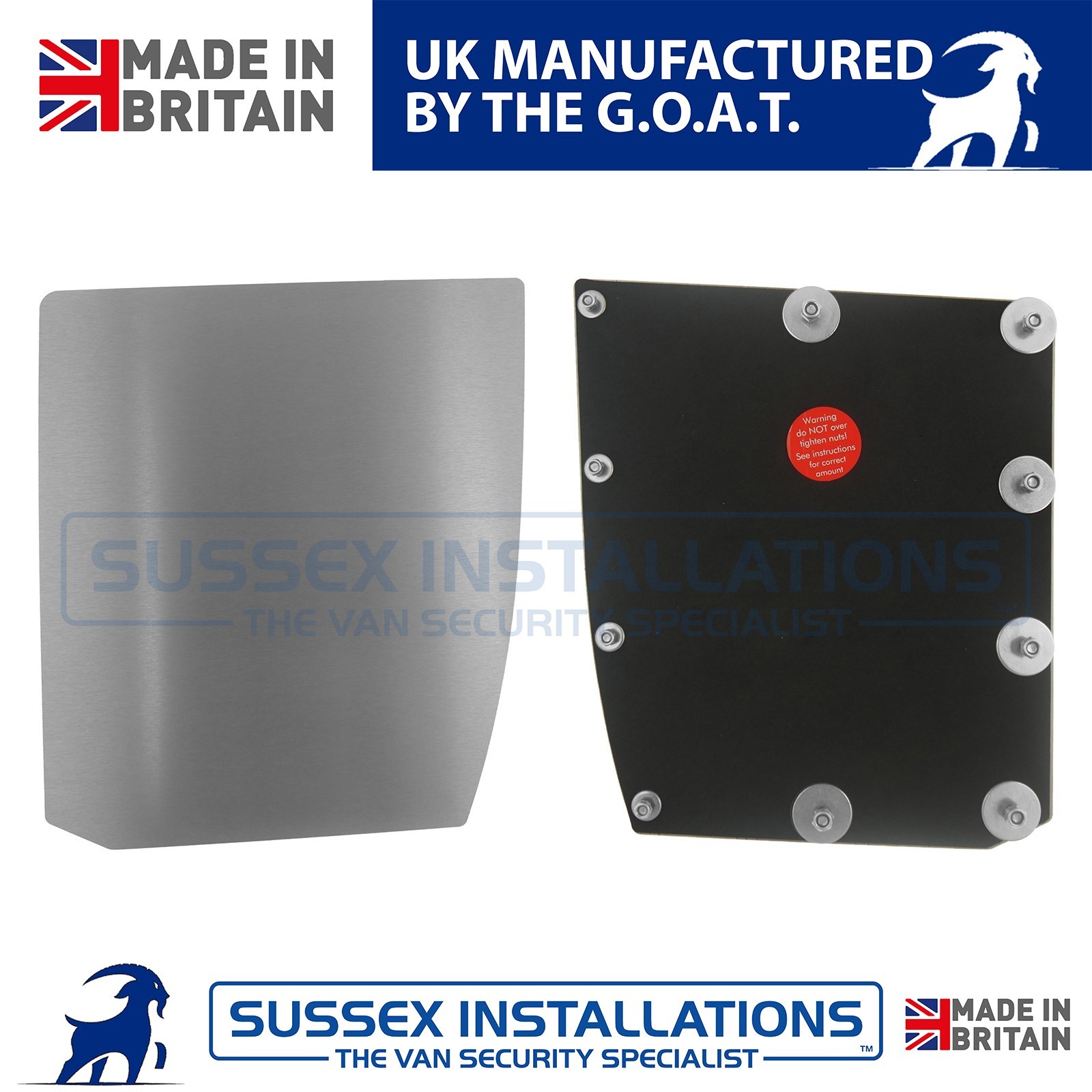 For Vauxhall Combo (2018-Onwards) Load Door Security, Repair Shield, Plate