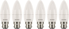 Candle LED Light Bulbs, Frosted, B22, 8W, 806 Lumens