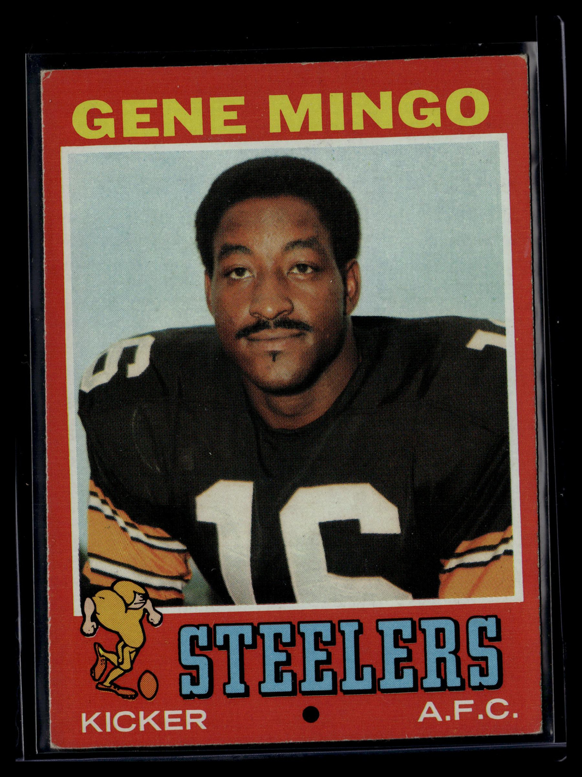 1971 Topps #227 Gene Mingo Dolphins EX