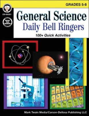 General Science, Grades 5 - 8: Daily Bell Ringers - Paperback - VERY GOOD