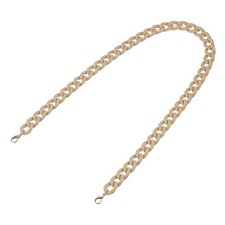 Acrylic Purse Strap,35.4" Matte Bag Chain Replacement Apricot