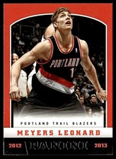 2012-13 Panini Meyers Leonard Rookie Portland Trail Blazers #208